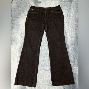 129. White House Black Market Dark Flare Jeans
